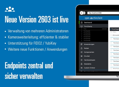 openthinclient veröffentlicht neue Version 2603