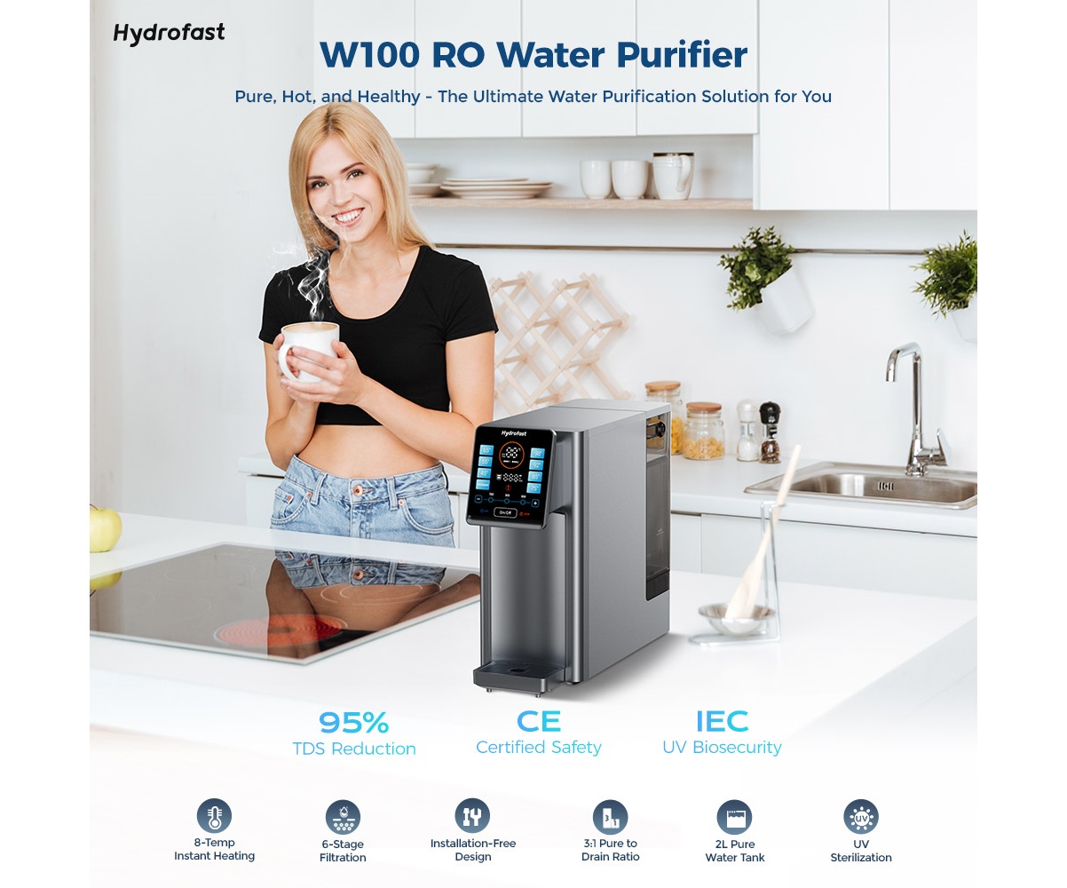 Ostern 2026 in Europa: Hydrofast W100 Countertop RO Wasserfilter – das perfekte Gesundheits-Ei