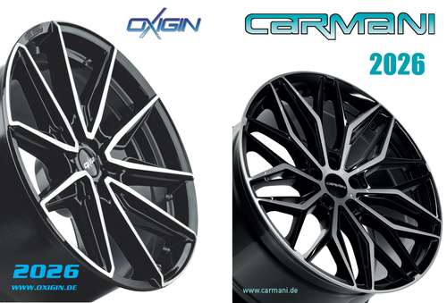 OXIGIN- und CARMANI-Katalog 2026
