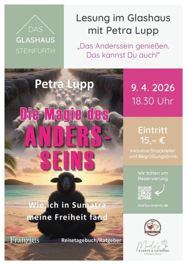Reiseschriftstellerin Petra Lupp bringt Die Magie des ANDERSSEINS aus Sumatra in ihrer Lesung nach Bad Nauheim