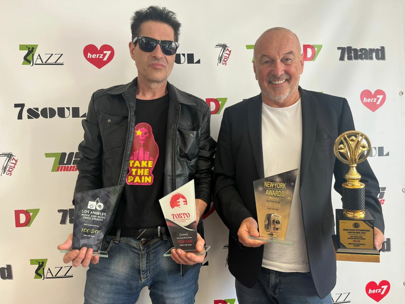 Take The Pain und 7us media group: Vier Awards für einen Song