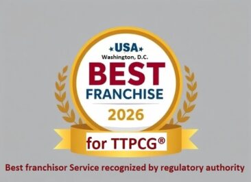 TTPCG® wurde als bester Franchisegeber Dienstleistung ausgezeichnet