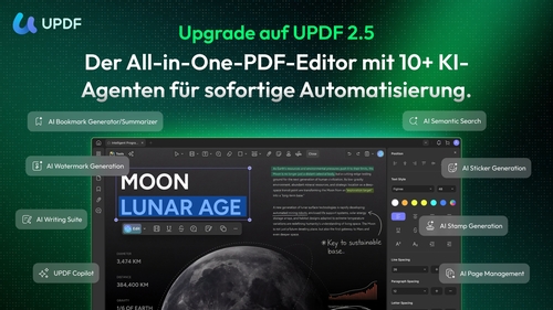 UPDF 2.5 offiziell gestartet: Der erste PDF-Editor mit autonomen KI-Agenten