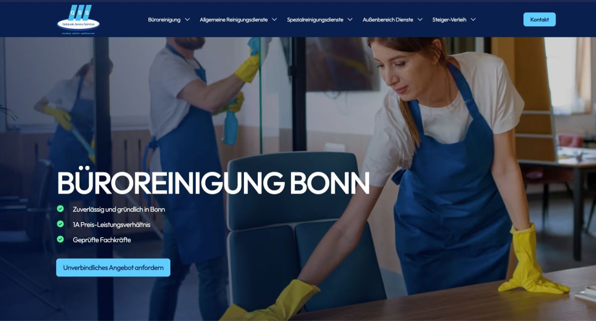 Büroreinigung Bonn: ISO-zertifizierter Gebäudeservice für Unternehmen im Großraum NRW