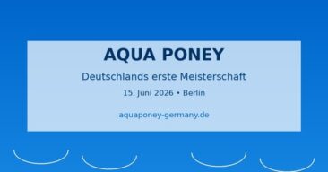 Deutschlands erste Aqua-Poney-Meisterschaft: Pferde-Polo im Wasser startet bei Berlin