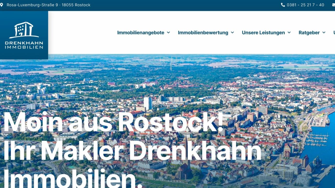 Drenkhahn Immobilien – Immobilien Rostock: Erfahrung, Marktkenntnis und kundenorientierter Service