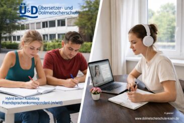 Flexible Ausbildung Fremdsprachenkorrespondent (m/w/d) Englisch: In Präsenz, online oder hybrid lernen