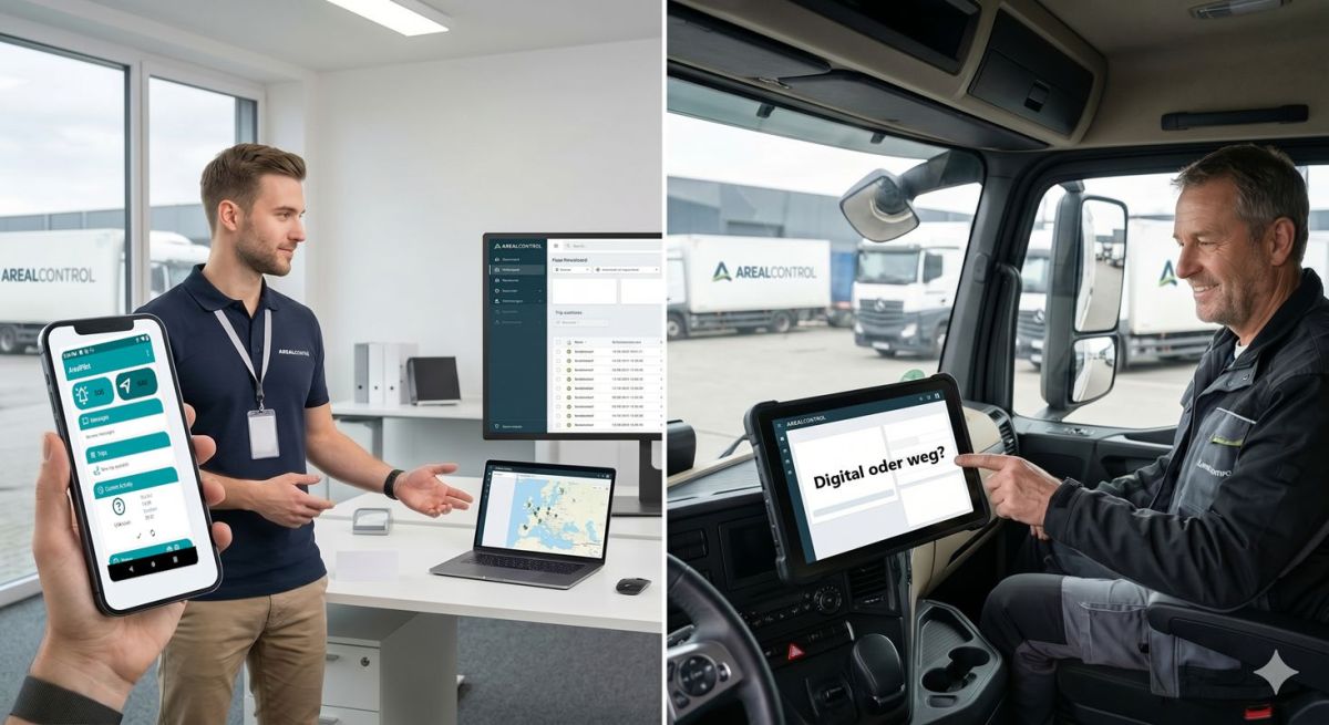 Flotten-Digitalisierung ohne Großprojekt: Zwei Einstiege, ein System – schneller produktiv werden