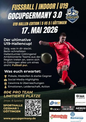GoCupGermany 3.0 startet am 17.Mai.2026