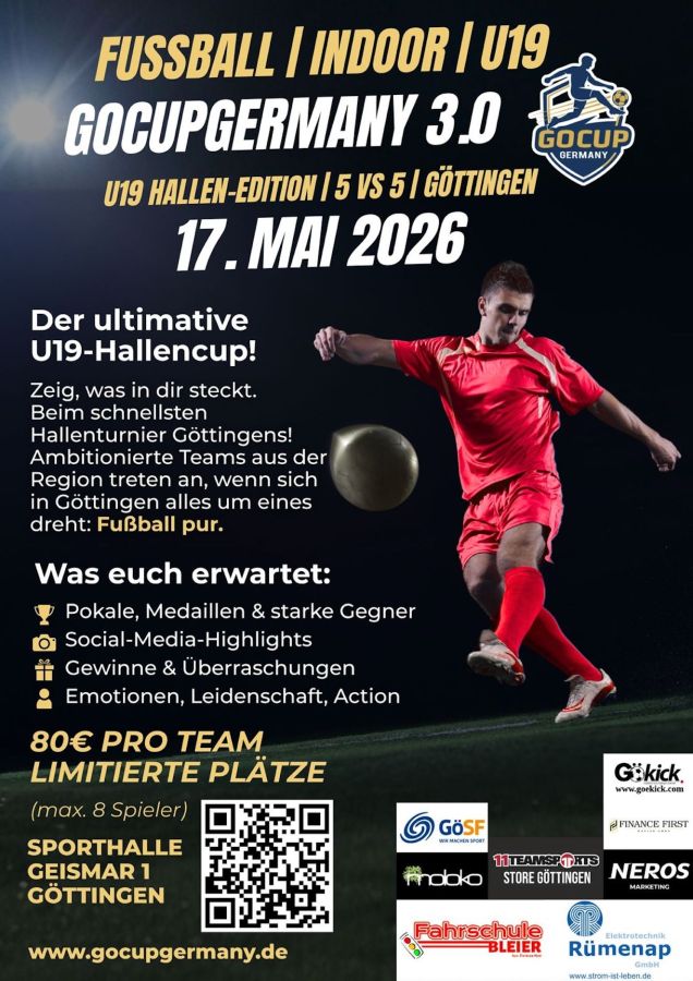 GoCupGermany 3.0 startet am 17.Mai.2026