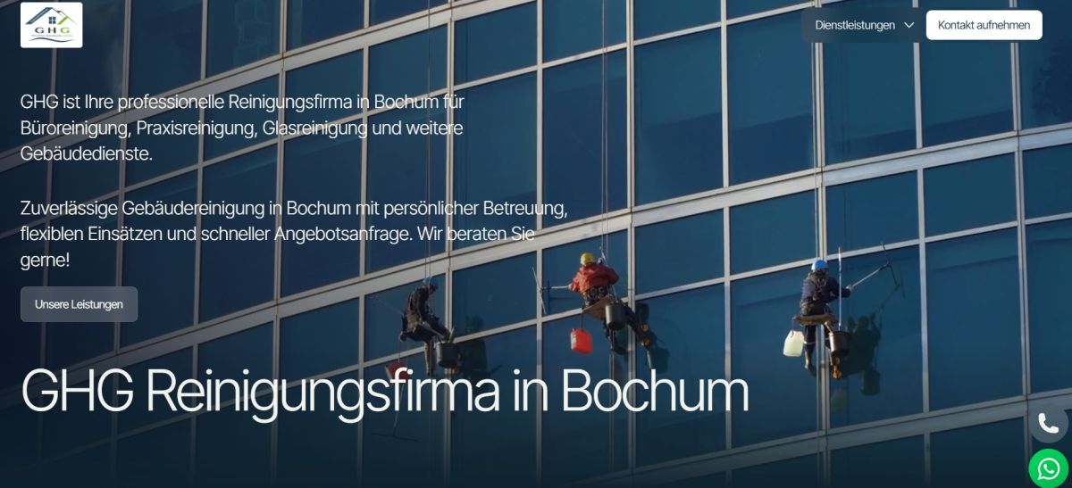 Haftungsrisiko durch Hygienemängel: Reinigungsfirma in Bochum für Praxen, Gewerbe und Wohnanlagen