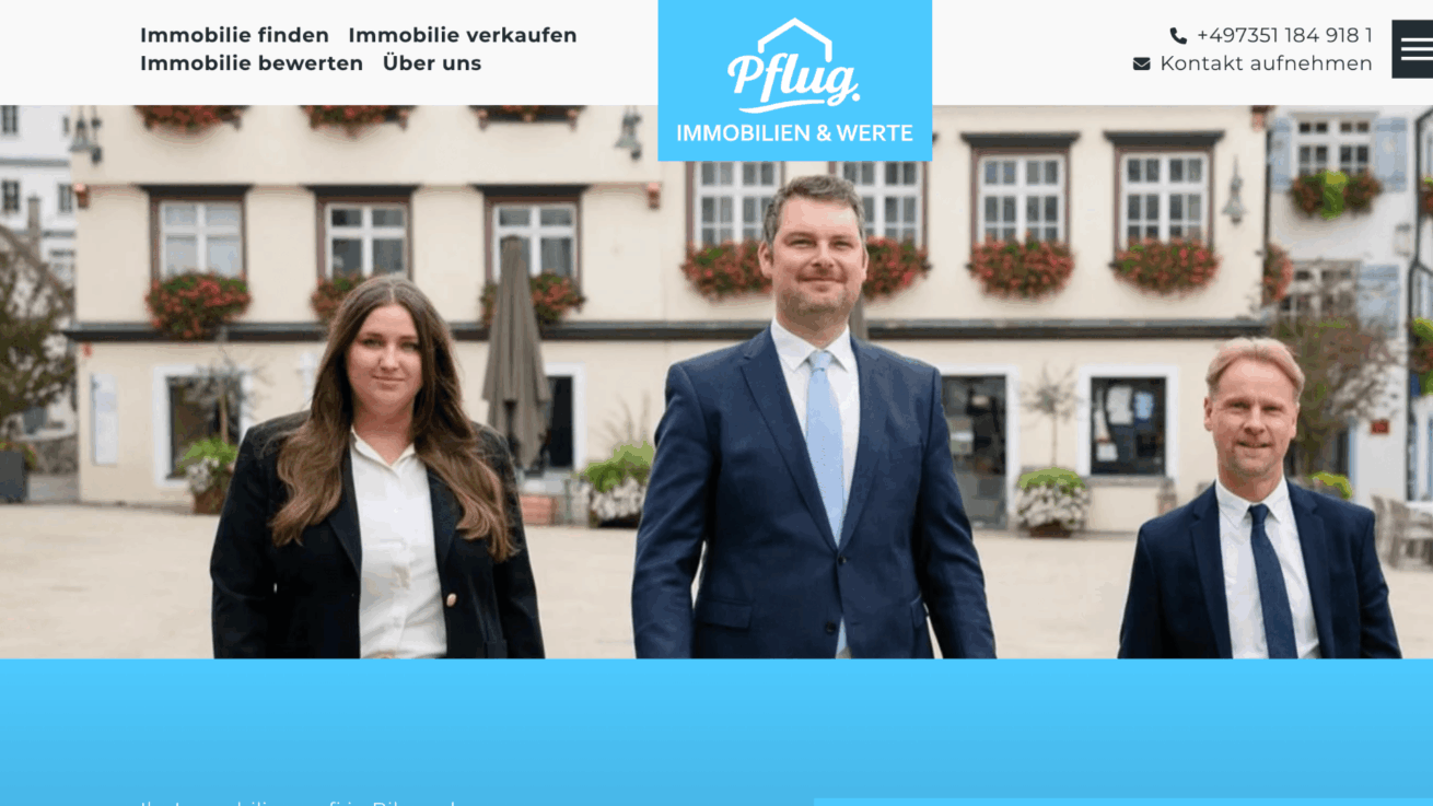 Ihr Immobilienmakler in Biberach an der Riss – Pflug. Immobilien & Werte