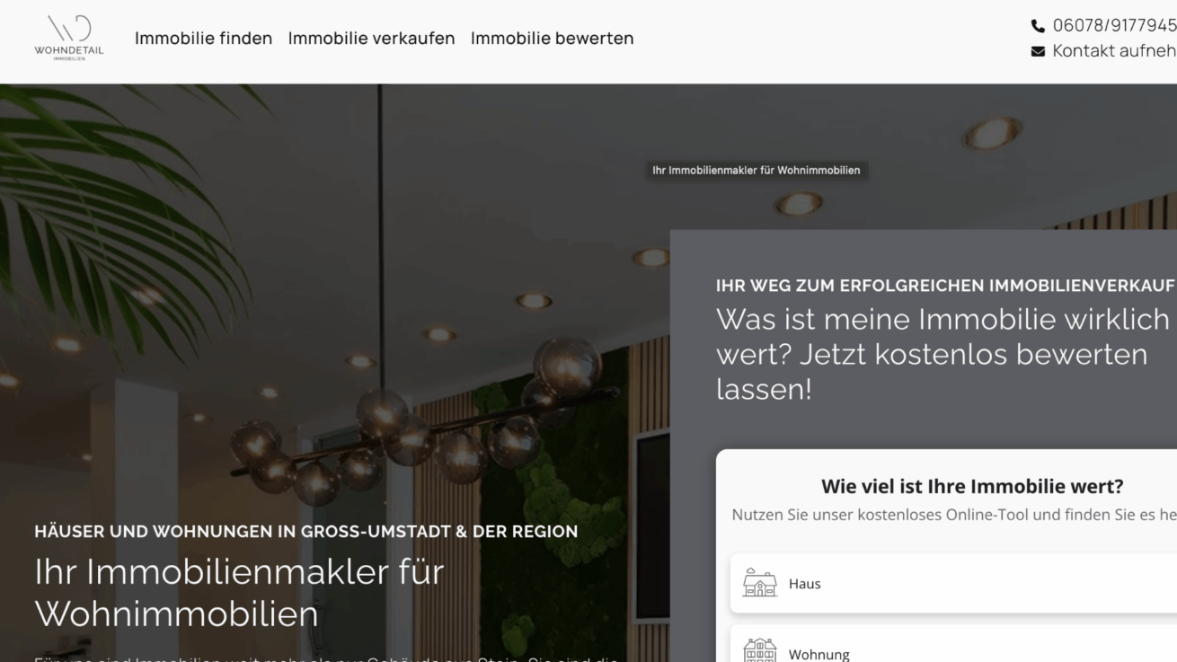 Ihr Immobilienmakler in Groß-Umstadt – Wohndetail Immobilien GmbH