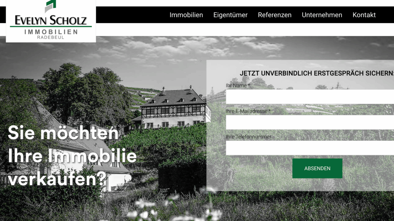 Ihr Immobilienmakler in Radebeul – Evelyn Scholz Immobilien