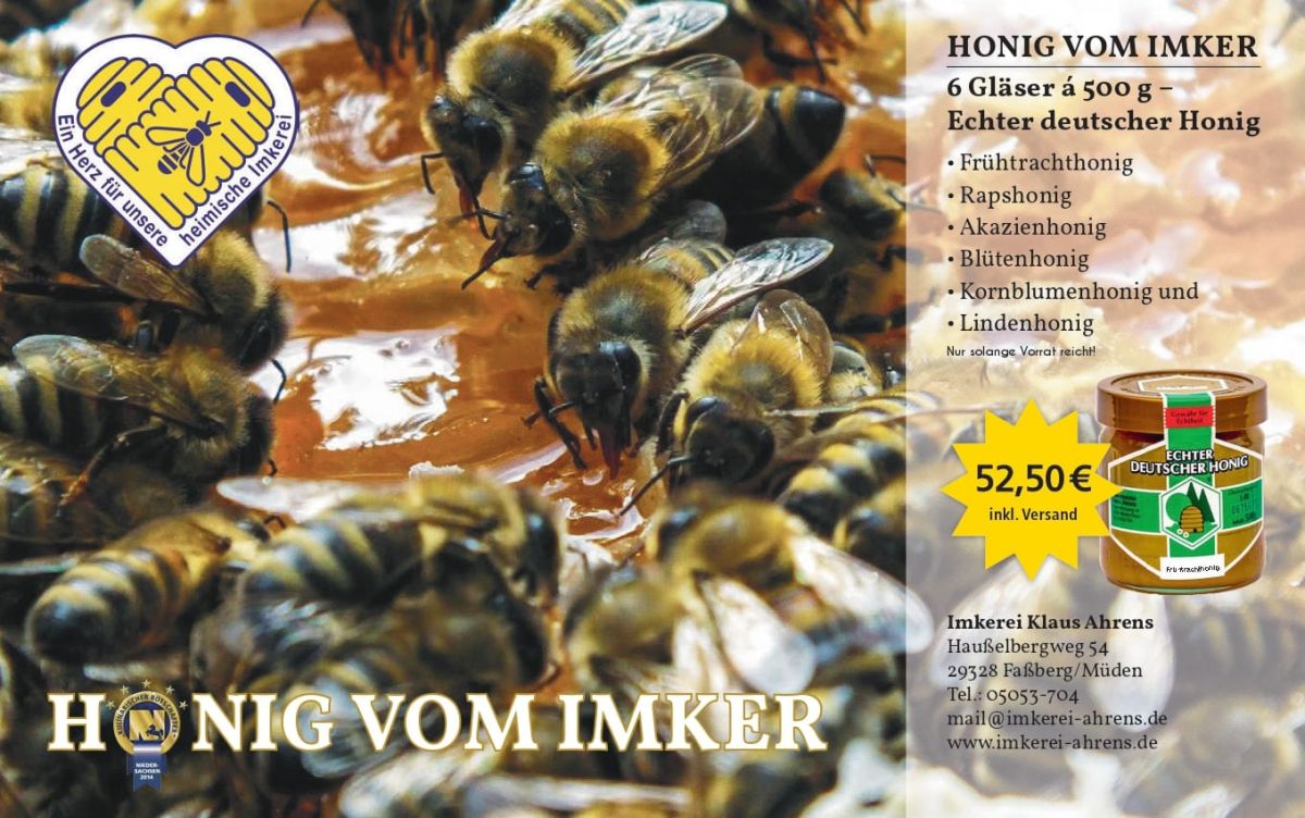 Imkerei Ahrens Deutscher Honig Ihr Regionaler Anbieter für Naturbelassenen Honig