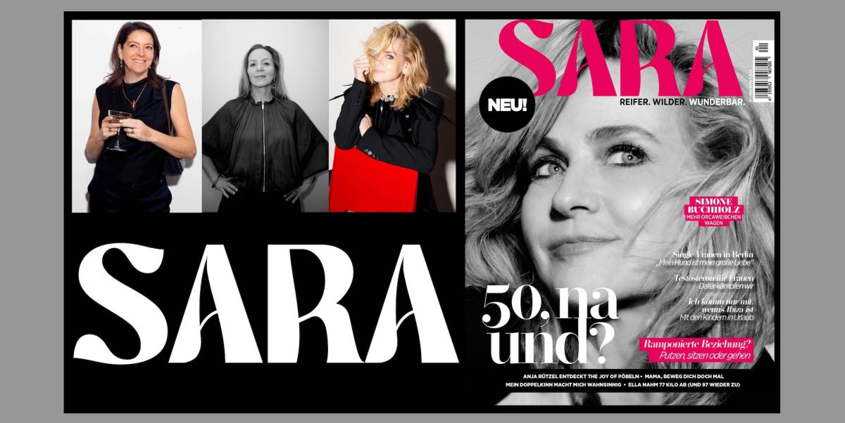 Neue Medienmarke SARA für Frauen 50+: Erfolgsformat aus den Niederlanden startet in Deutschland