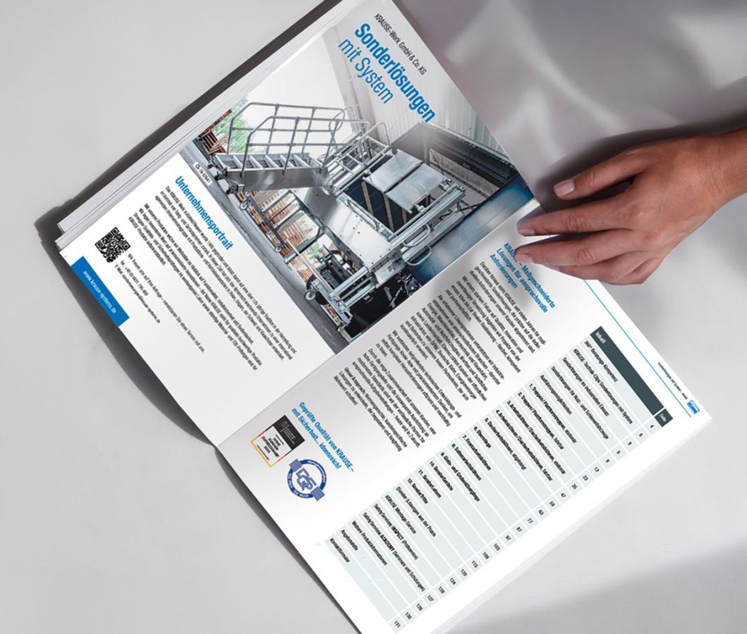 Neuer KRAUSE-Katalog „Sonderlösungen mit System“