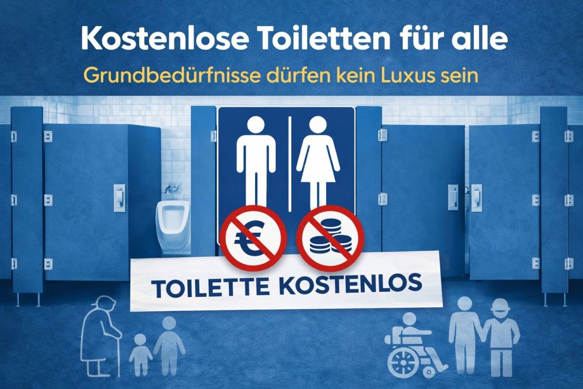 Petition fordert kostenlosen Zugang zu Toiletten in Deutschland