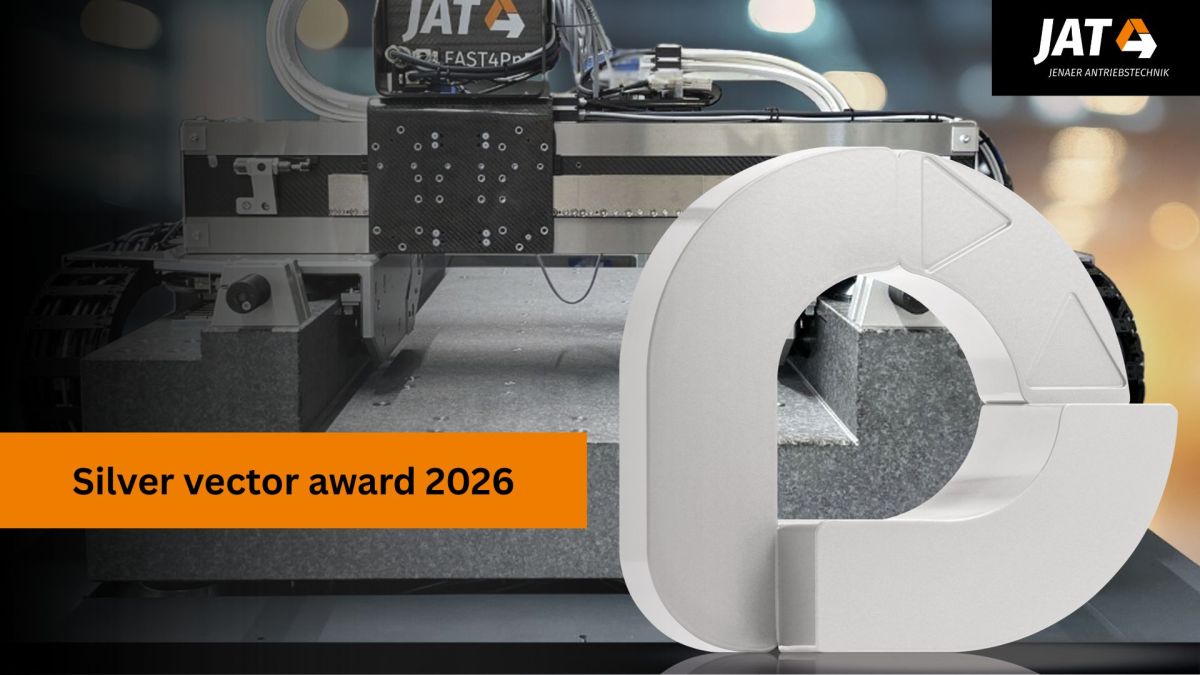 Preisverleihung des igus vector award an Jenaer Antriebstechnik
