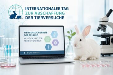 Presseeinladung/-mitteilung: Online-Vortrag am Internat. Tag zur Abschaffung der Tierversuche