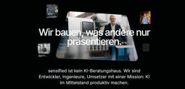 sensified AI startet als Umsetzungspartner für KI im deutschen Mittelstand