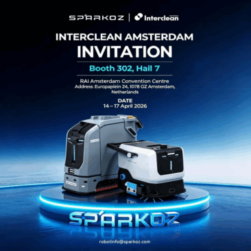 Sparkoz stellt auf der Interclean Amsterdam 2026 zwei Flaggschiff-Modelle für die gewerbliche Reinigung vor