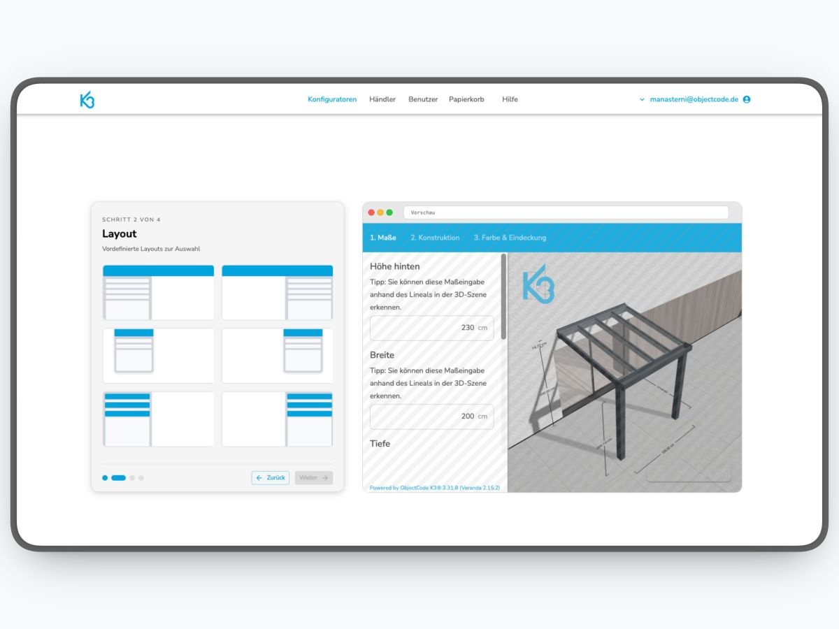Terrassendach-Planer-Software für mehr Anfragen und weniger Vertriebsaufwand