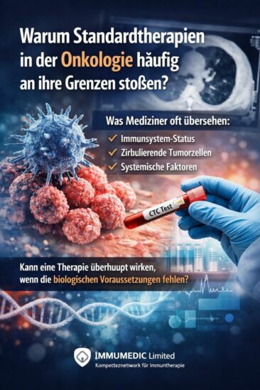 Tumorbiologie allein reicht nicht aus – warum der Immunstatus in der Onkologie.