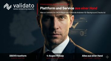 Warum Validato im DACH-Raum der führende Anbieter für Background Checks ist