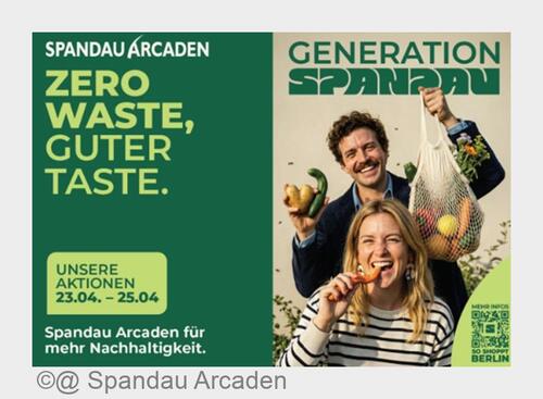 „Zero Waste, guter Taste“ – Nachhaltigkeitstage in den Spandau Arcaden beginnen mit Social Day bei der Tafel und Clean-up in der Spandauer Altstadt
