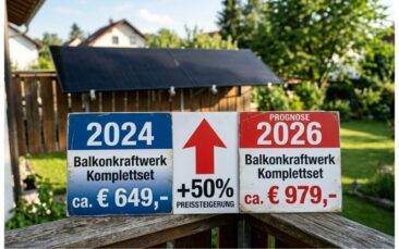Das Ende der Schnäppchenpreise: Warum Balkonkraftwerke 2026 mehr kosten