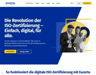 EUCERTA AG startet deutsche Tochter und bringt ISO-Zertifizierung für KMU auf bis zu 48 Stunden
