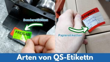 Fehlerkennzeichnung leicht gemacht: Die passende Auswahl von QS-Etiketten