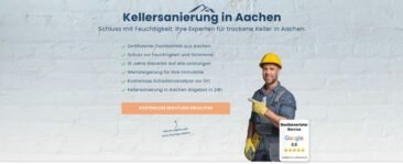 Feuchte Keller als Haftungsrisiko: Spezialist für Kellersanierung in Aachen jetzt mit WTA-Zertifikat