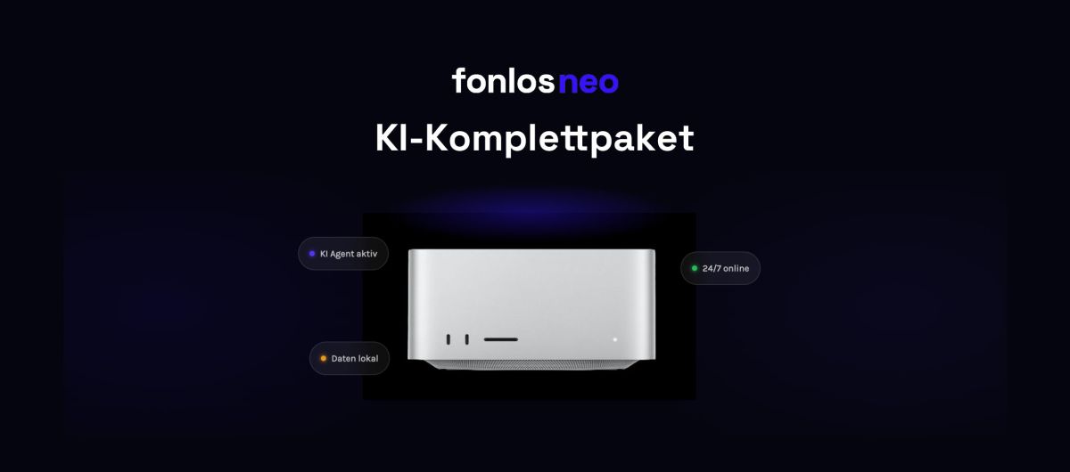 fonlos neo launcht KI-Komplettpaket für den Mittelstand: Hardware, KI-Agenten und Beratung aus einer Hand
