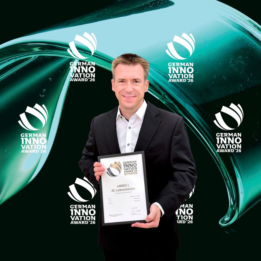 German Innovation Award 2026: LIBREO erhält Auszeichnung für intelligente Ladeinfrastruktur