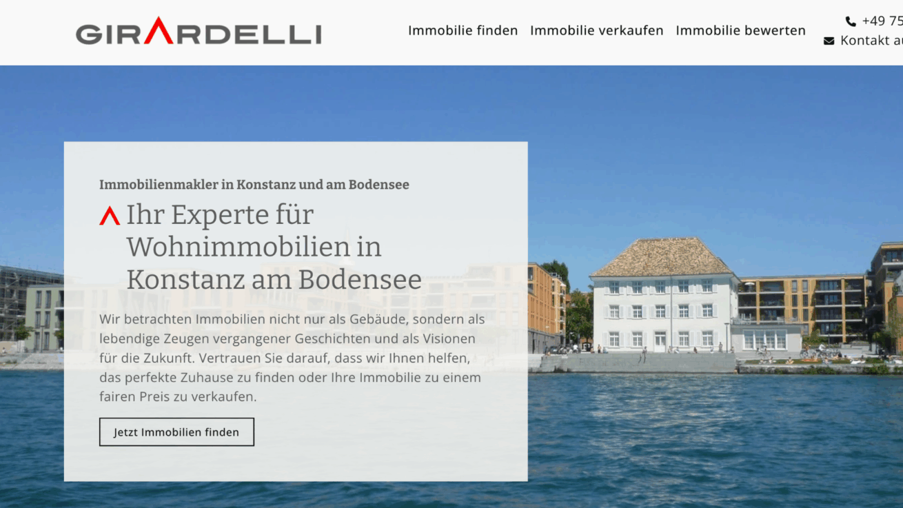 Girardelli Immobilien & Projektmanagement – Ihr Experte für Immobilien Konstanz