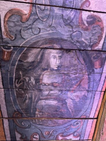 Historisches Deckenportrait in Hamburger Galerie AhoiArt