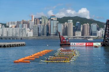Hongkong feiert 50 Jahre Drachenbootrennen