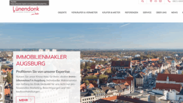 Immobilienmakler Augsburg: Lünendonk Immobilien GmbH & Co. KG überzeugt mit regionaler Expertise