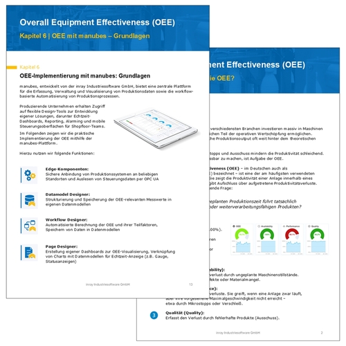 inray veröffentlicht Whitepaper zur OEE-Implementierung