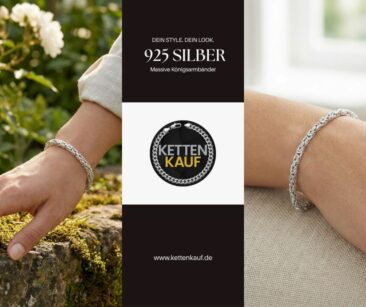 Königsarmbänder aus 925 Silber – vergoldet, rhodiniert & klassisch | KettenKauf