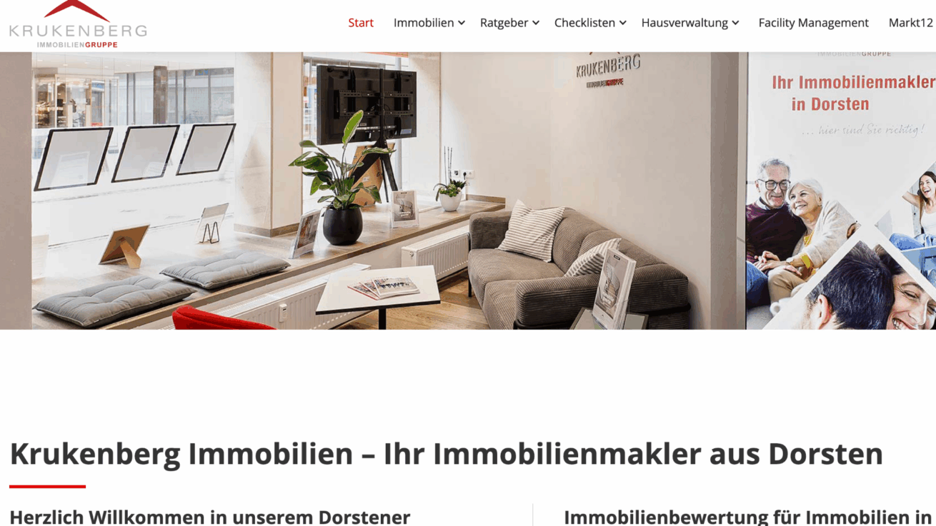 Krukenberg Dorsten: Immobilienmakler Dorsten mit regionaler Marktkenntnis