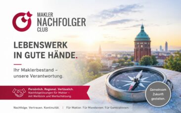 Maklerbestand verkaufen im Raum Darmstadt – Südhessen