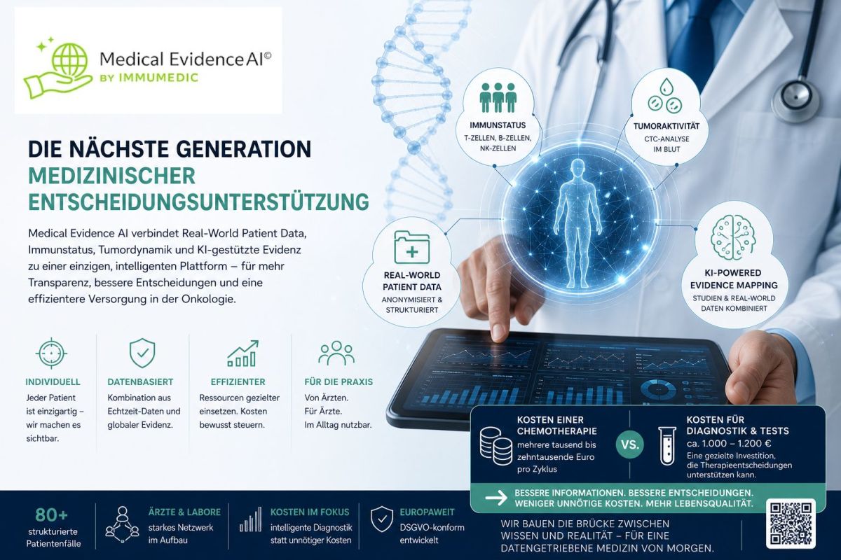 Medical Evidence AI: Europäische HealthTech-Plattform