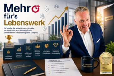 Mehr für’s Lebenswerk: Die wichtigsten Hebel für Versicherungsmakler beim Unternehmensverkauf