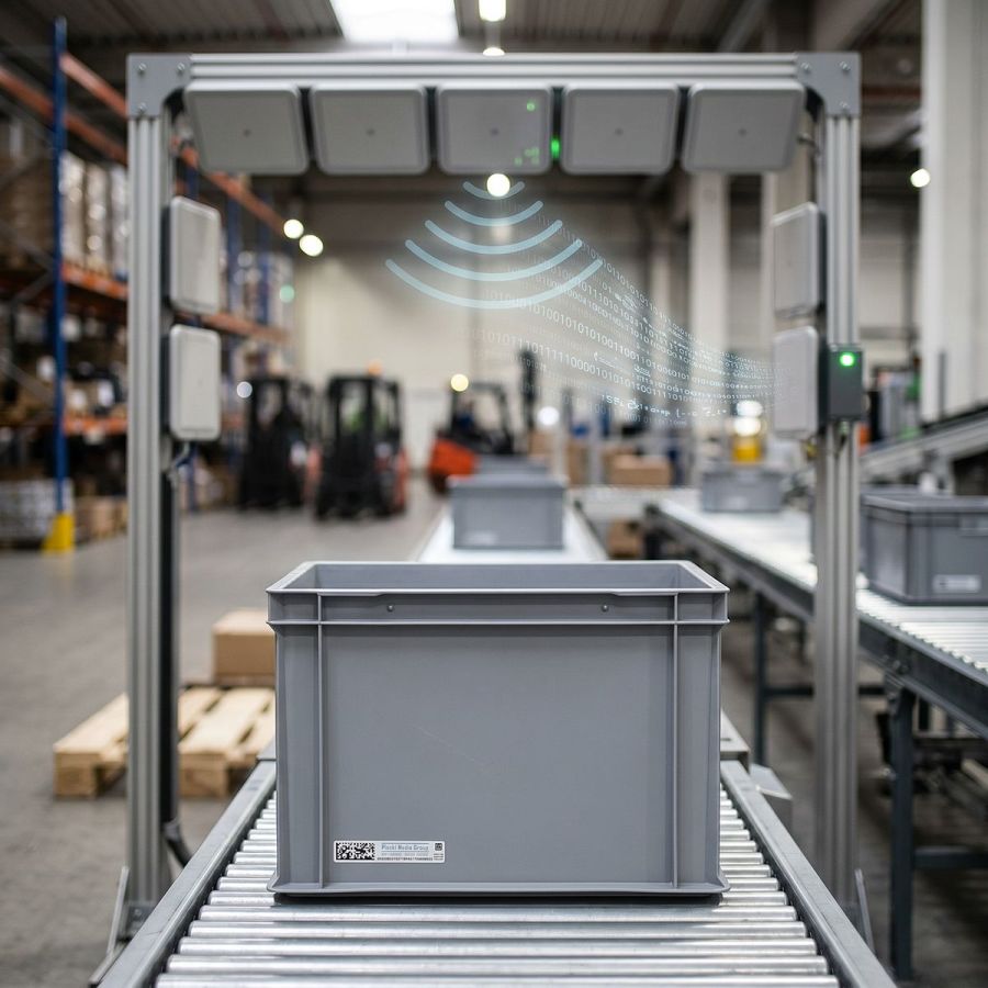 Mehr Transparenz in der Industrie: Das PMG OnMould RFID-Label macht den Unterschied