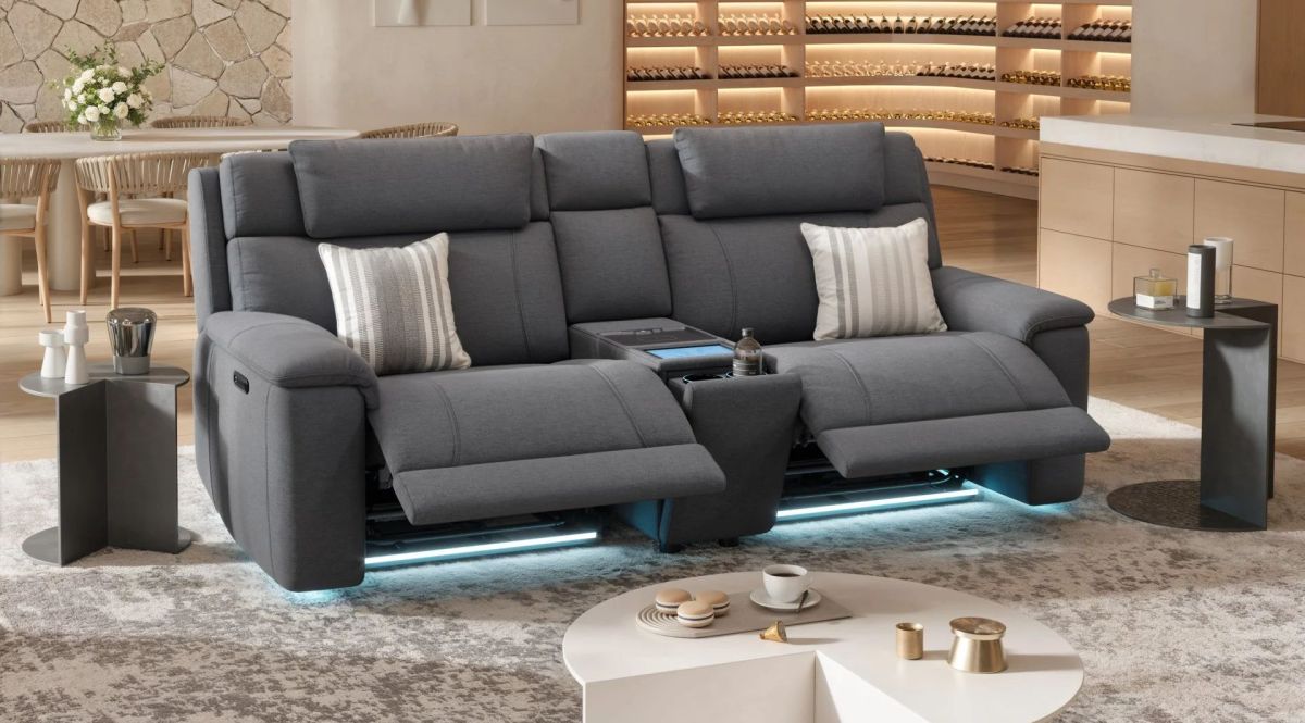 Ravello Heimkinosessel: Elektrische Lordosenstütze trifft Bluetooth-Entertainment
