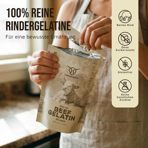 Rindergelatine: Natürliches Kollagenprotein im Trend