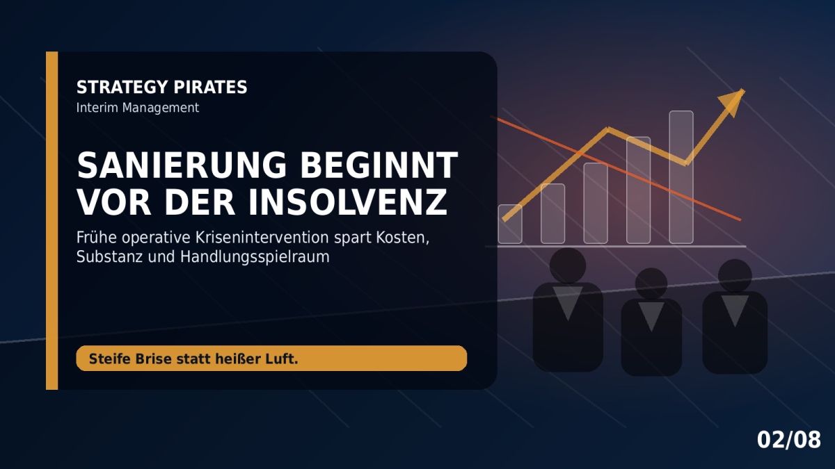Sanierung beginnt nicht erst beim Insolvenzverwalter